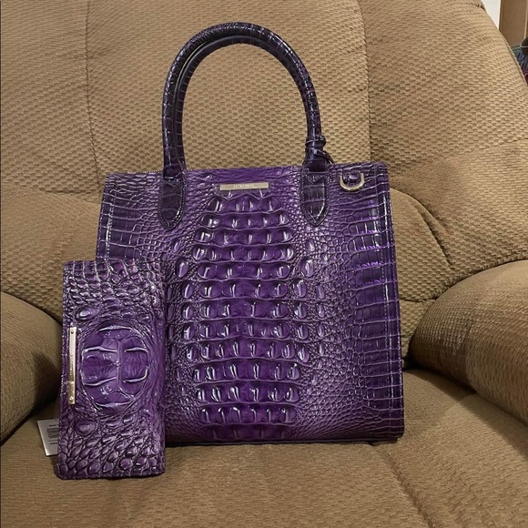 Brahmin Caroline Ultraviolet & matching